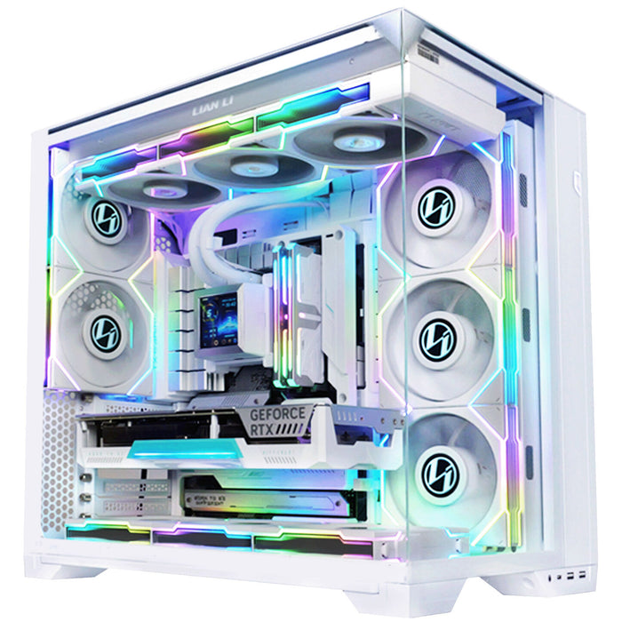 Lian Li O11 Vision Compact Glass White ATX Case