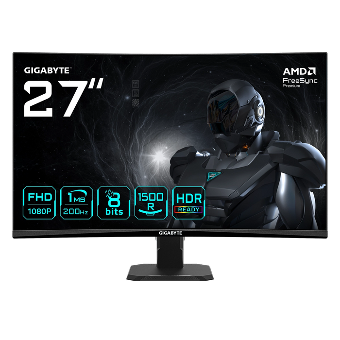 27" Gigabyte GS27FCA IPS 200HZ FHD Gaming Monitor