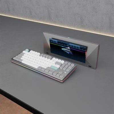 Wuque Studio x Whatever Studio Paper80 Aluminium TKL ANSI/ISO Keyboard Barebones Kit