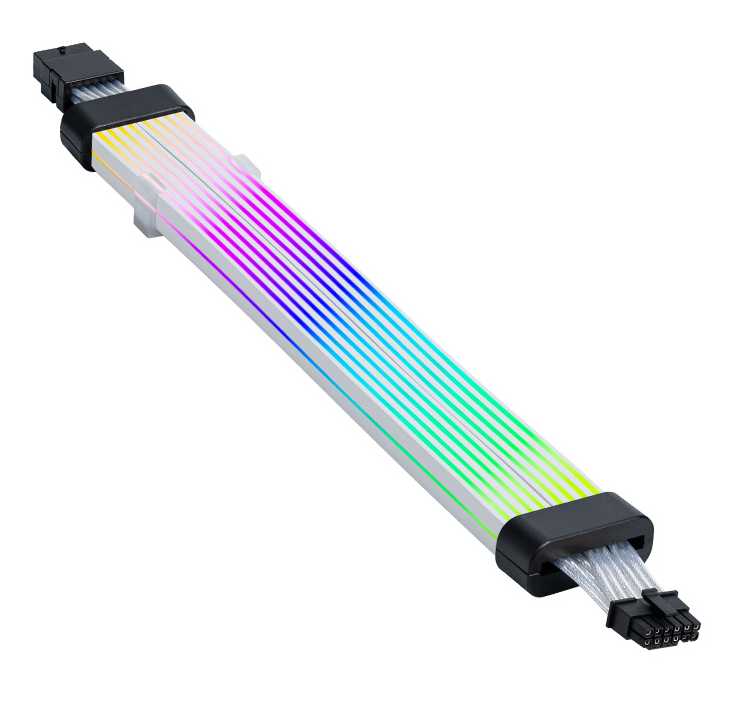 Asiahorse 12VHPWR Black ARGB GPU Extension Cable — Computer Orbit