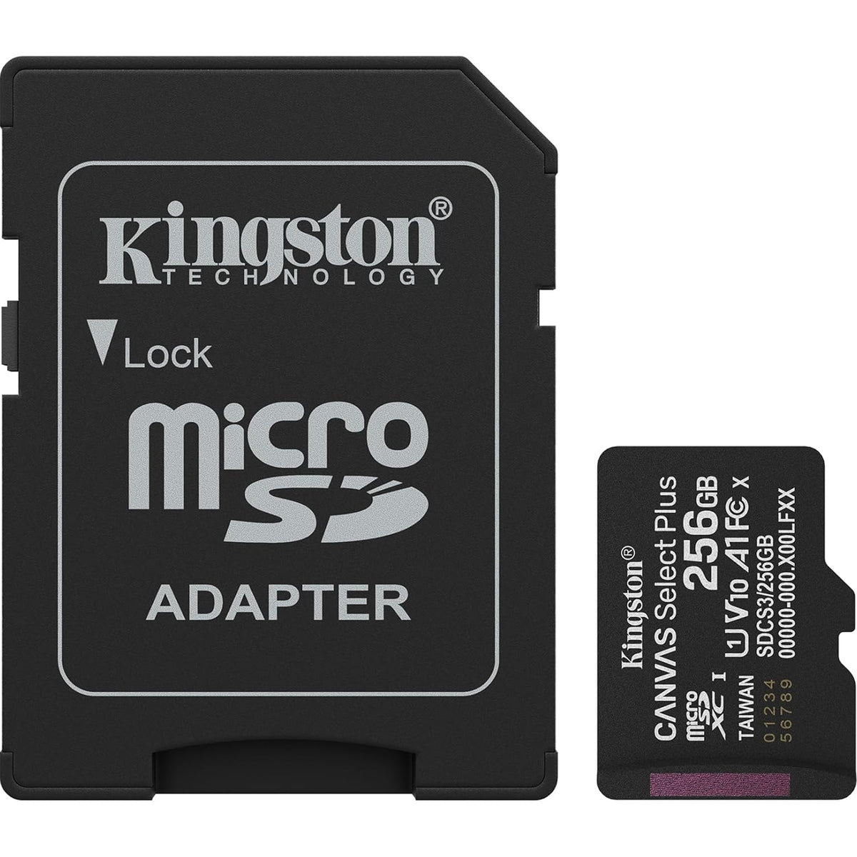 256GB Kingston Canvas Select Plus MicroSD Card with Adapter — Computer ...
