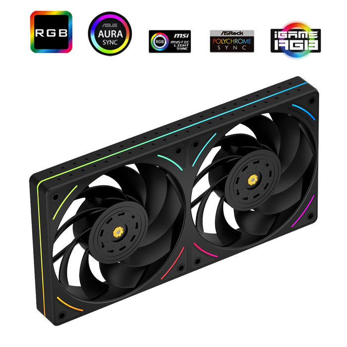 Thermalright TL-UB24R Black A-RGB Reverse 240mm PWM Fan Unit