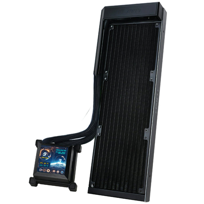 Lian Li HydroShift LCD 360 Black Fanless 360mm AIO Liquid Cooler