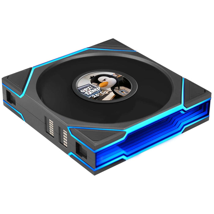 Lian Li UNI FAN TL LCD FLEX Reverse 120mm Fan - Black