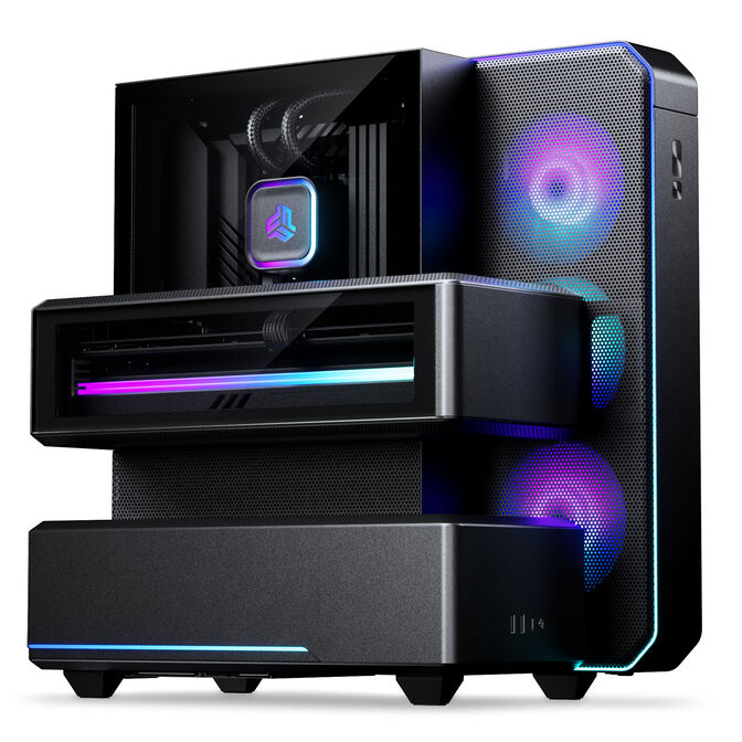 Phanteks EX5 PLUS High Airflow ATX Chamber Case with 360 AIO - Satin Black