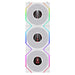 Lian Li UNI FAN TL LCD FLEX Reverse 120mm Triple Fan Pack - White