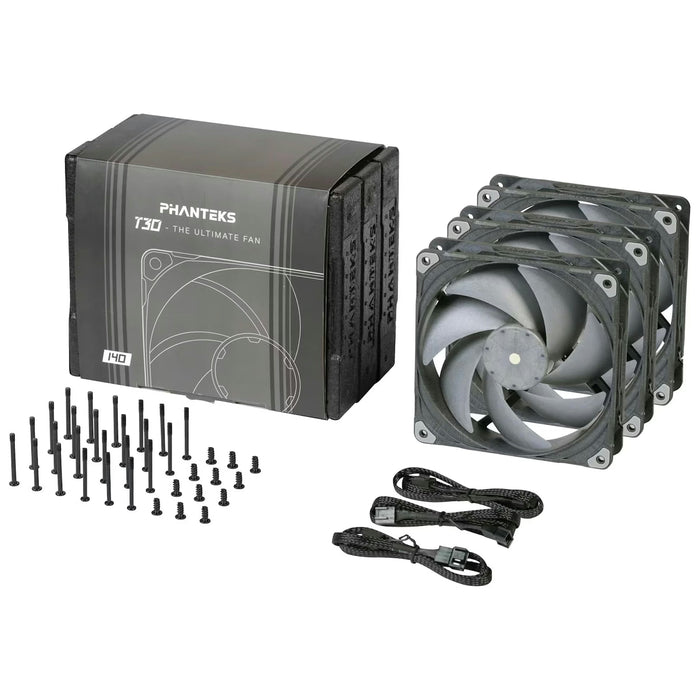 Phanteks T30 140 High Performance 140mm PWM Fan Triple Pack