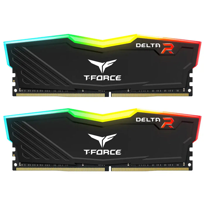 32GB (2x16GB) DDR4 3600MHZ CL18 Team T-Force Delta RGB RAM