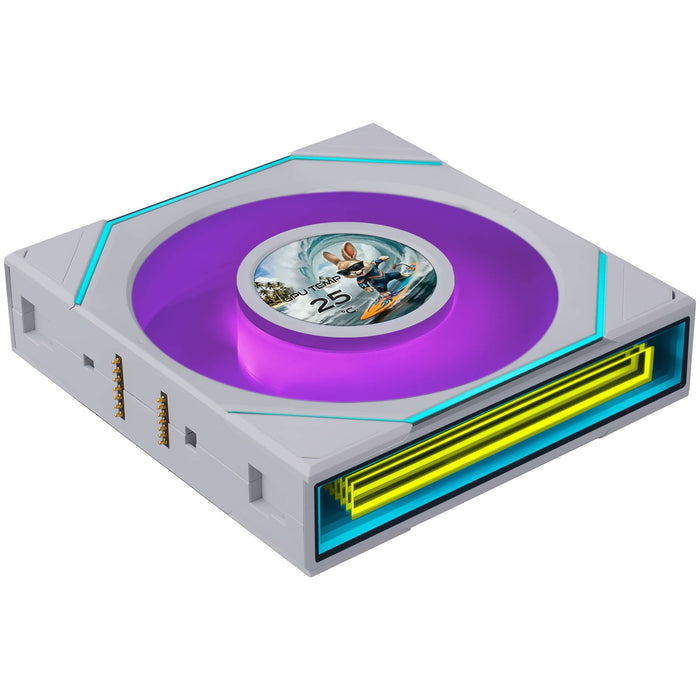 Lian Li UNI FAN SLINF LCD FLEX Reverse 120mm Fan - White