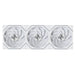 Lian Li UNI FAN TL FLEX Reverse 120mm Triple Fan Pack with Controller - White