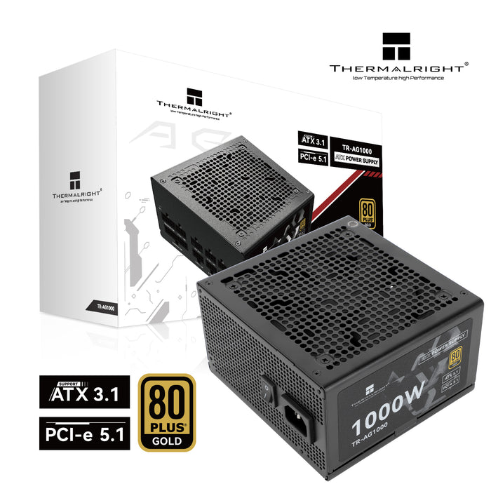 1000W Thermalright AG-1000 ATX 3.1 Gold Modular PSU