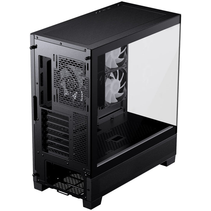 Pc/xt Backside Phanteks XT View D-RGB Black Tempered Glass ATX PC Case — Computer Orbit