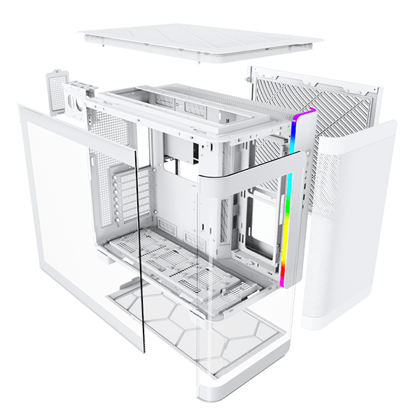 Montech King 95 White Dual Chamber ATX Case