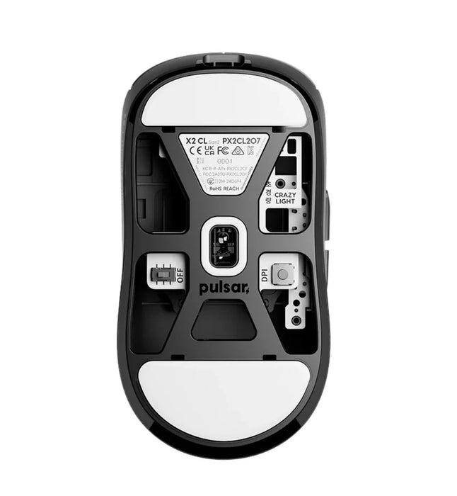 Pulsar X2 CrazyLight Jet Black Wireless Gaming Mouse