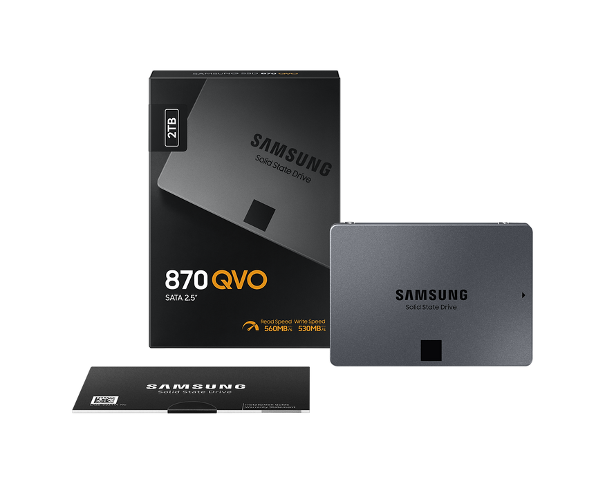 2TB Samsung 870 QVO SATA3 2.5" SSD