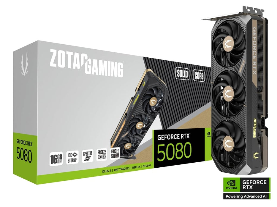 Zotac RTX 5080 Solid Core 16GB Graphics Card