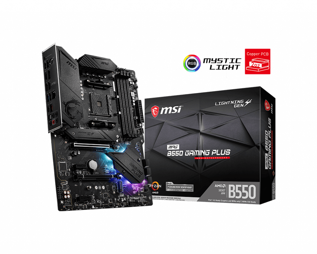 MSI MPG B550 Gaming Plus AM4 Motherboard — Computer Orbit