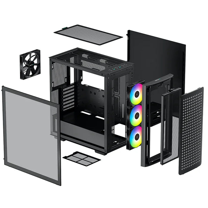 DeepCool CK560 A-RGB Mid Tower Gaming Case Black