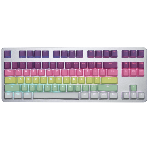 TAI-HAO PBT DOUBLE SHOT BACKLIT RAINBOW SHERBERT KEYCAPS