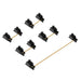 Durock V2 Screw-In Black & Gold Stabilizers