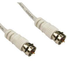5 METRE COAXIAL F-F CABLE - WHITE