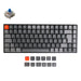 Keychron K2v2 White LED 75% ISO UK Clicky Gateron Blue