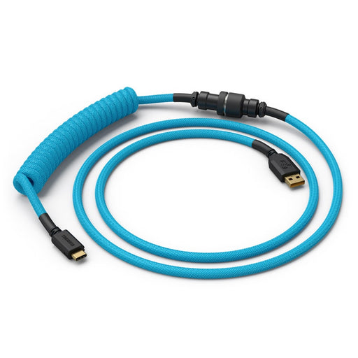 Glorious Coiled Cable USB-A to USB-C Electric Blue