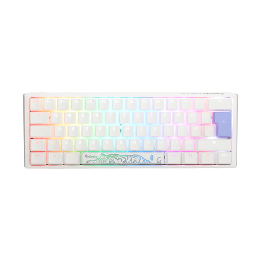 Ducky One 3 Mini Pure White UK ISO RGB Cherry MX Blue