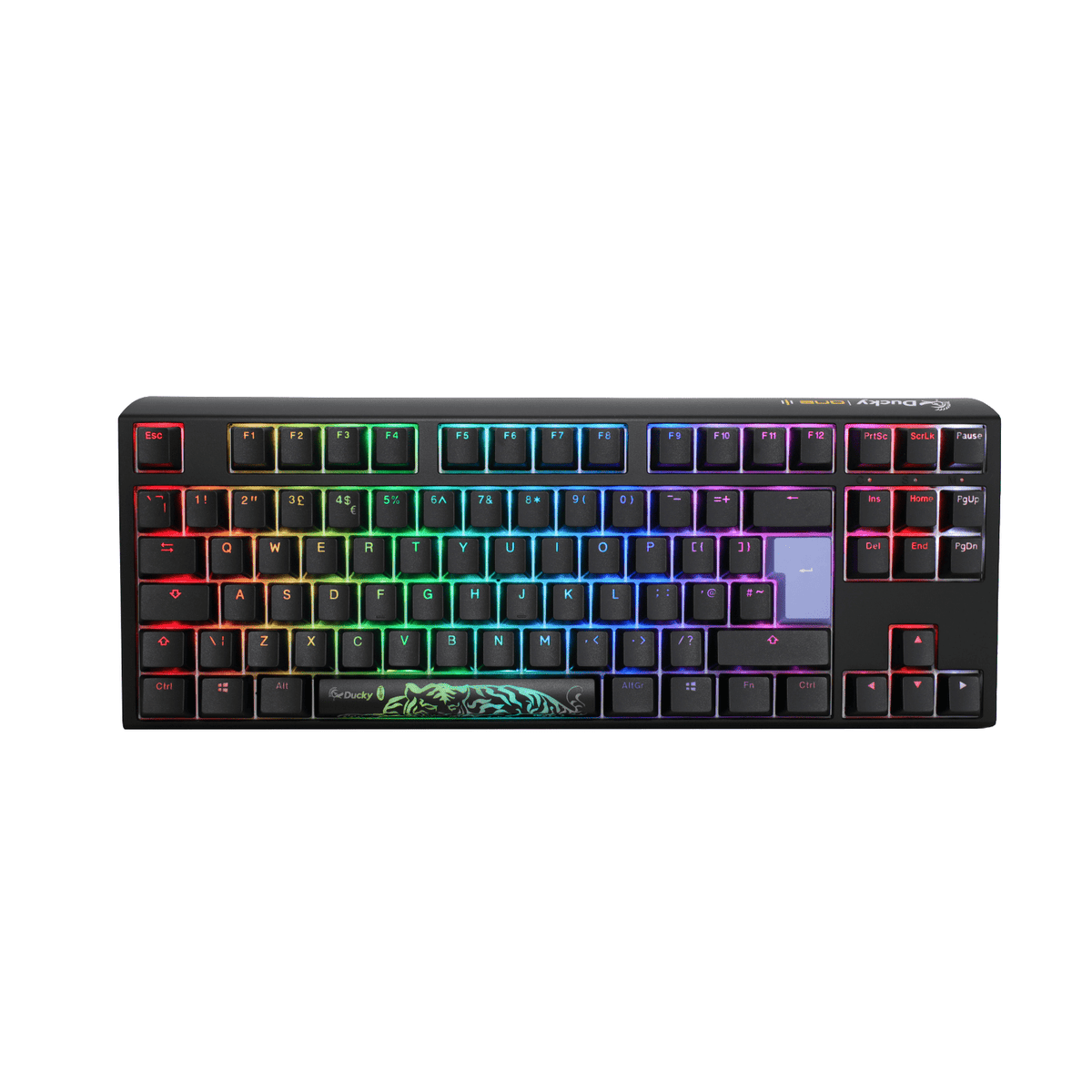 Ducky One 3 TKL Black UK ISO RGB Cherry MX Black — Computer Orbit