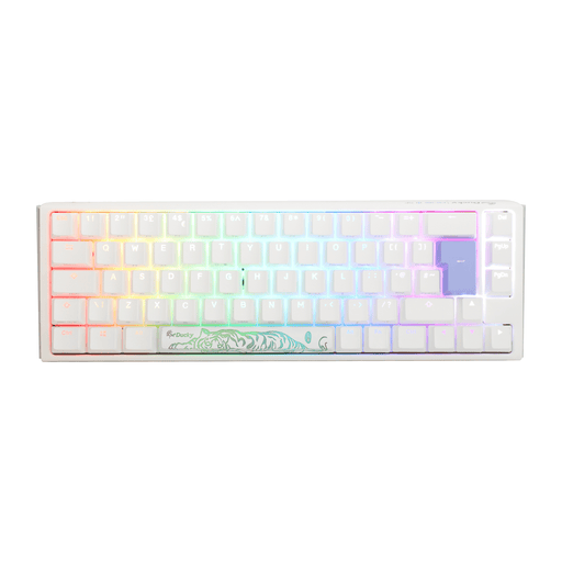 Ducky One 3 SF Pure White UK ISO RGB Cherry MX Red