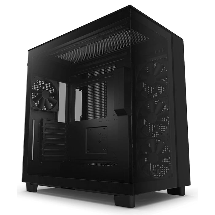 NZXT H9 Flow Black Dual-Chamber ATX PC Case