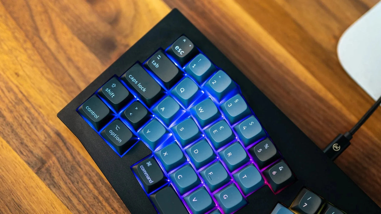 Keychron Q8 Carbon Black Alice RGB ISO Barebones — Computer Orbit