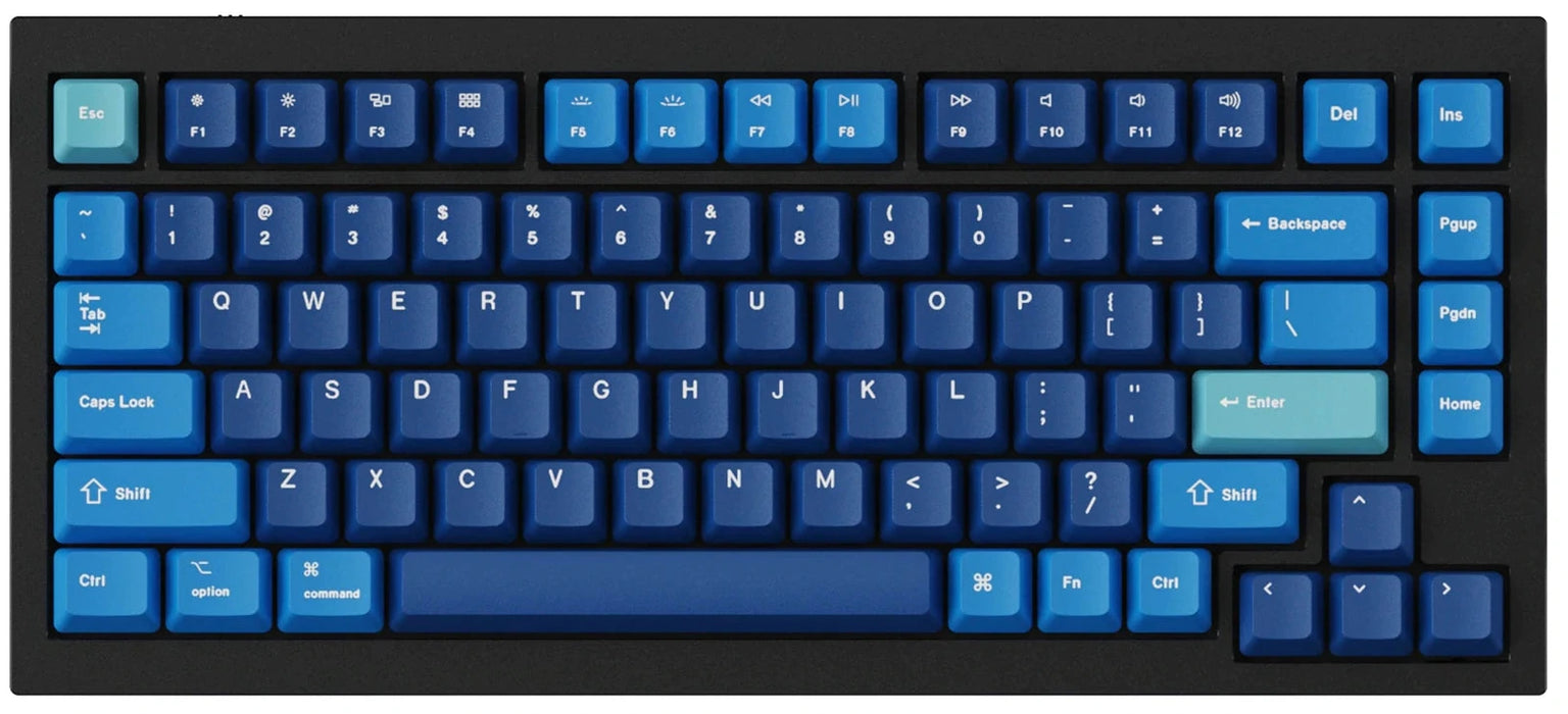 Keychron Q1 & K2 Ocean OEM ANSI Dye-Sub PBT Keycap Set