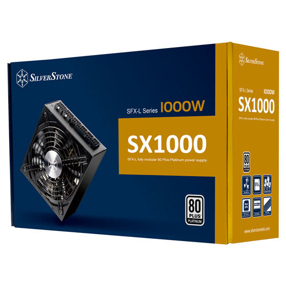 1000W Silverstone SX1000 Platinum SFX-L PSU
