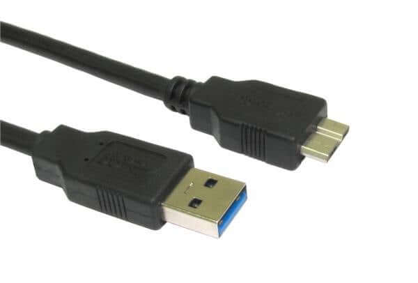 Usb M Cable 2 MTR USB3.0 A M - MICRO B M CABLE BLACK — Computer Orbit